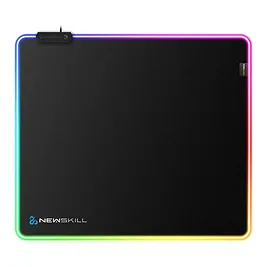 Newskill Themis Pro RGB L - Tappetino Gaming in Cordura Impermeabile con Base in Gomma Antiscivolo - Nero Newskill Themis Pro RGB L - Tappetino Gaming in Cordura Impermeabile con Base in Gomma Antiscivolo - Nero