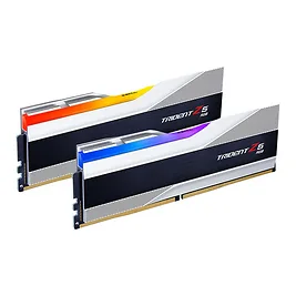 G.Skill Trident Z5 RGB 32GB (2x16GB) DDR5-6400 CL32 - Kit Memoria Intel XMP 3.0 - Argento G.Skill Trident Z5 RGB 32GB (2x16GB) DDR5-6400 CL32 - Kit Memoria Intel XMP 3.0 - Argento