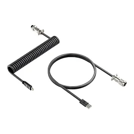 Newskill Cable Coil - Cavo a spirale per tastiera USB-C a USB Type-A con Aviator removibile, 93cm - Nero Newskill Cable Coil - Cavo a spirale per tastiera USB-C a USB Type-A con Aviator removibile, 93cm - Nero