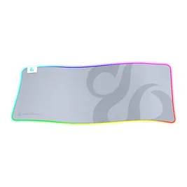 Newskill Nemesis V2 XL Ivory - Tappetino Gaming RGB Esteso in Microfibra Pressata con Base in Gomma Naturale Antiscivolo - Bianco Newskill Nemesis V2 XL Ivory - Tappetino Gaming RGB Esteso in Microfibra Pressata con Base in Gomma Naturale Antiscivolo - Bianco