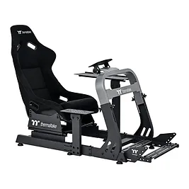 Thermaltake GR350 Racing Simulator Cockpit - Sedile Bucket e Vassoio Tastiera - Nero Thermaltake GR350 Racing Simulator Cockpit - Sedile Bucket e Vassoio Tastiera - Nero
