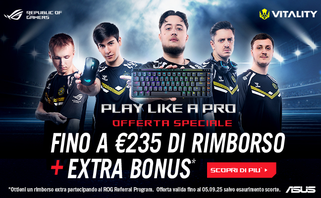 Asus Play Like a PRO Chashback